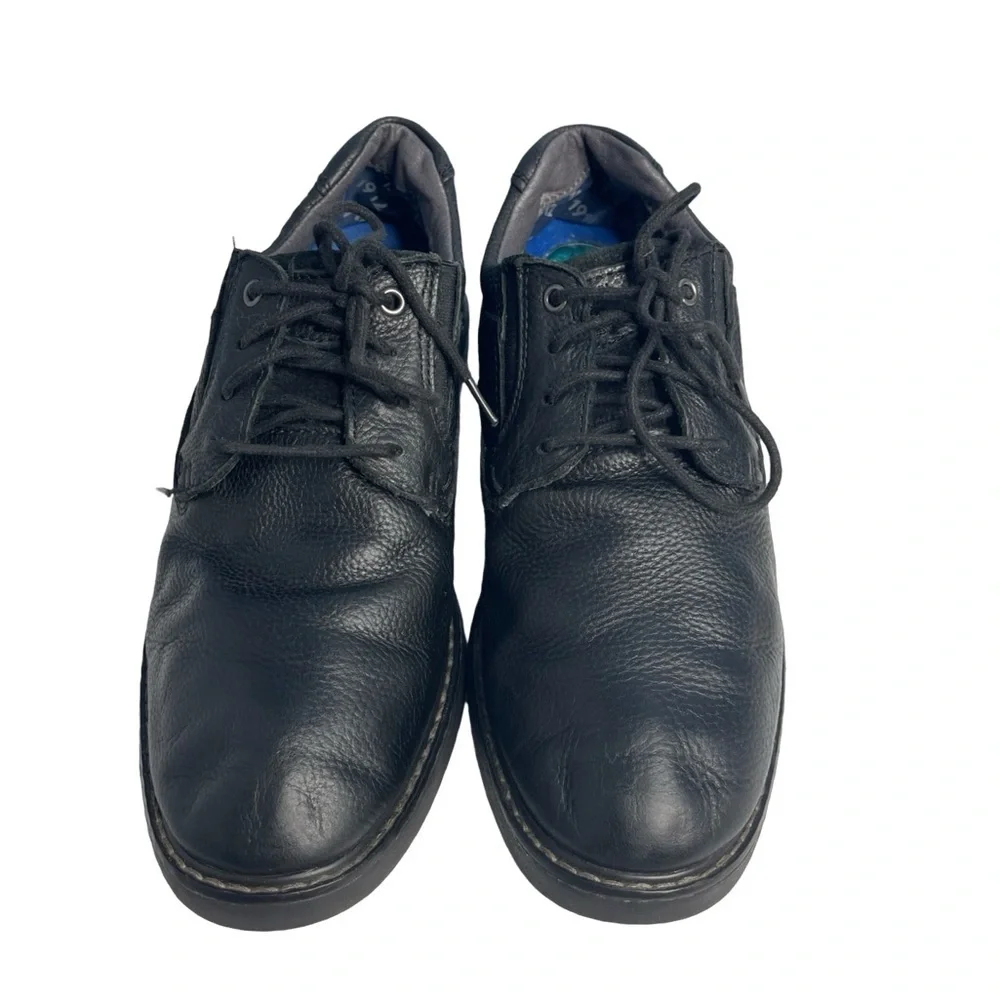 Born in Milwaukee Nunn Bush black all leather men size 8W Oxford 84903-001